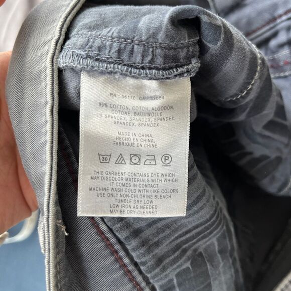 Anthropologie Chino Relaxed Gray Shorts | Size 27 - Picture 7 of 7